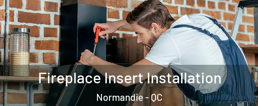  Fireplace Insert Installation Normandie - QC