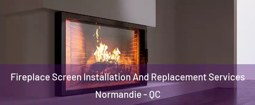 Fireplace Screen Installation And Replacement Services Normandie - QC