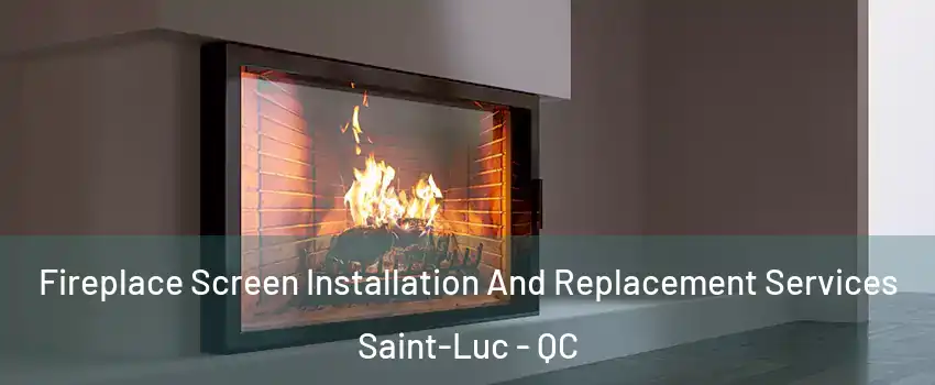 Fireplace Screen Installation And Replacement Services Saint-Luc - QC