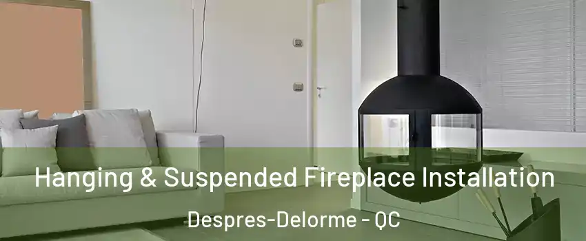 Hanging & Suspended Fireplace Installation Despres-Delorme - QC