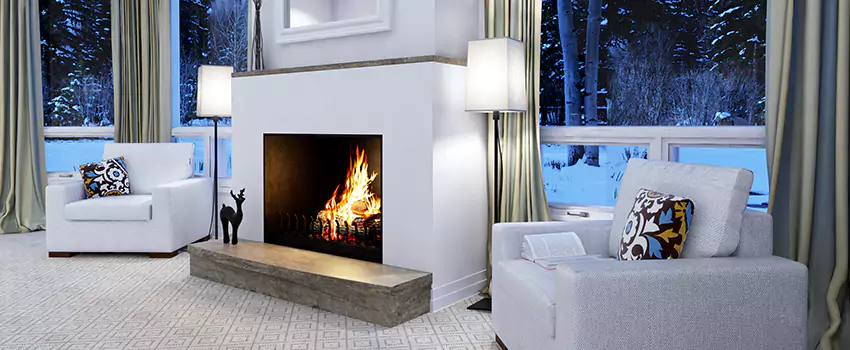 Metal Firebox Installation For Fireplace in Normandie, QC