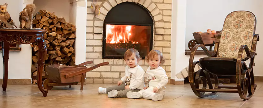 Kidsproofing Gas Fireplaces Installation in Normandie, Quebec