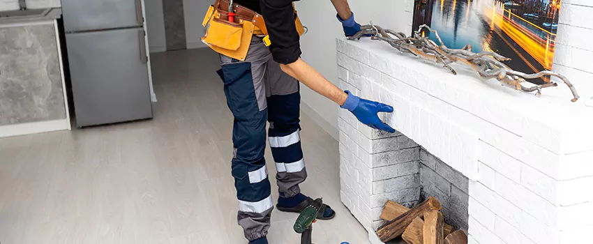 Outdoor Fireplace Restoration in Normandie, Quebec