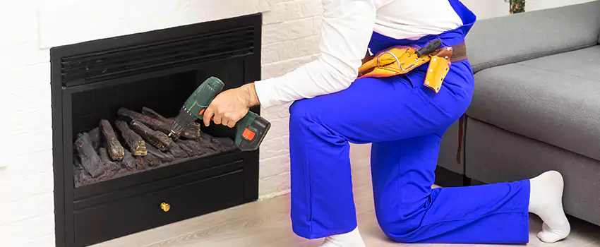 B-Vent Gas Fireplace Installation in Normandie, QC