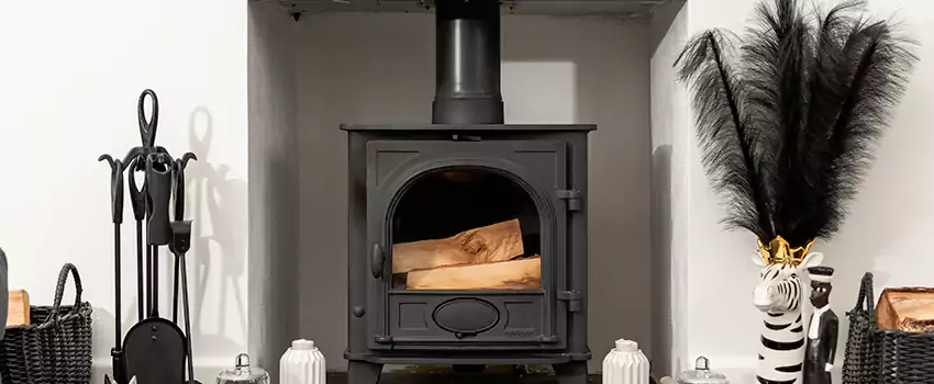 Thelin Hearth Products Providence Pellet Insert Fireplace Installation in Normandie, QC