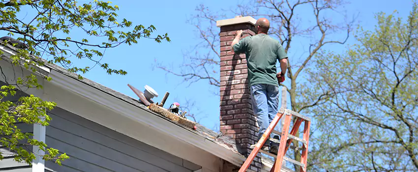 Chimney Crown Repair in Normandie, Quebec