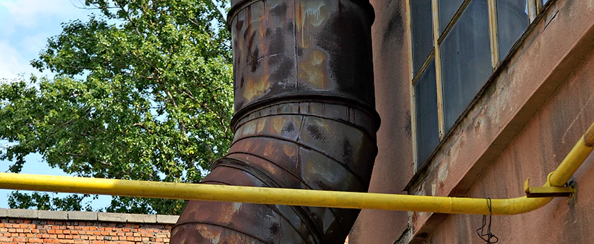 Lightning Protection Installation System for Industrial Chimneys in Normandie, Quebec