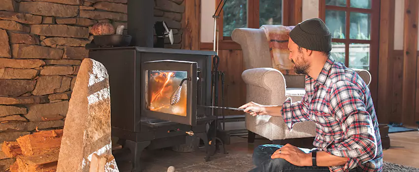 Wood Stove Stone Chimneys Installation Services in Normandie, QC